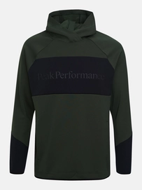 Pullover Peak Performance Prem Hooded Drift Green Herren