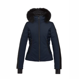 Manteau de Ski Goldbergh Women Kaja Real Fox Fur Dark Navy-Taille 46