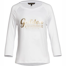 T-Shirt Goldbergh Femmes Nova 3/4 White-L