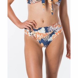 Bikinihose Rip Curl Sunsetters Floral Hi Dark Blue Damen