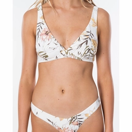 Bikinihose Rip Curl Playa Blanca Ruched Skimpy Revo White Damen