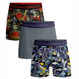 Boxershort Muchachomalo Men shorts Price Guns N Roses Print/Print/Grey (3-pack)-S