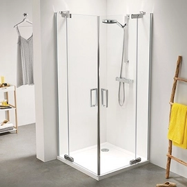 Hoekinstap Sealskin Get Wet Custom Zilver 90 cm