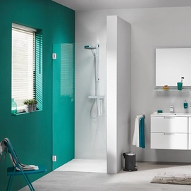 Shower Door Sealskin Get Wet I Am for Nis Stainless Steel 90 cm