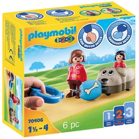 Playmobil 1.2.3. Hundezug 70406