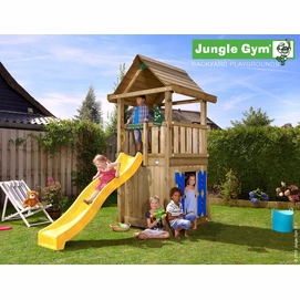 Speelset Jungle Gym Jungle House + Playhouse 125 Geel