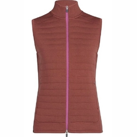 Weste Icebreaker ZoneKnit Insulated Vest Grape Cosmic Damen