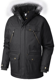 Winter Jacket Columbia Men Barlow Pass 550 Turbodown Black
