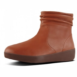 Ankle Boots FitFlop Skatebootie Leather Caramel
