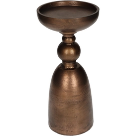 Kandelaar HD Living Bronze 12 x 12 x 26 cm