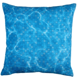 Coussin KAAT Amsterdam Pool Party Bleu (50 x 50 cm)