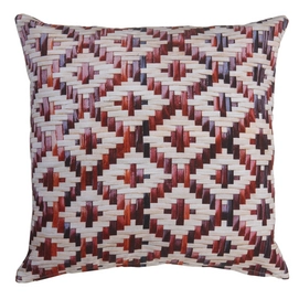 Sierkussen KAAT Amsterdam Red Weaving Rood (40 x 40 cm)