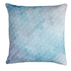 Coussin KAAT Amsterdam Scales Bleu Vert (40 x 40 cm)