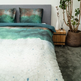 Dekbedovertrek Kayori Maego Groen Tencel