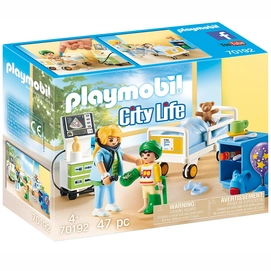 Playmobil City Life Chambre D'hôpital Pour Enfant70192