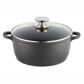 Kookpan Berndes Vario Click Zwart Met Glazen Deksel 24 cm