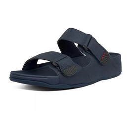 FitFlop Men Gogh Moc Slide In Leather Midnight Navy