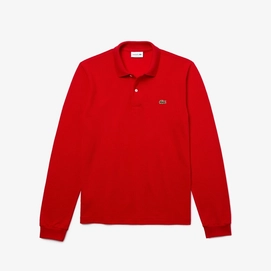 Polo Lacoste Men L1312 Longsleeve Classic Fit Red