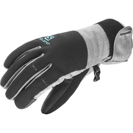 Gloves Salomon Element Dry Women Dove Grey Black