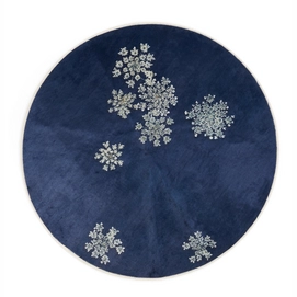 Teppich Essenza Lauren Carpet Indigo Blue (ø 90 cm)