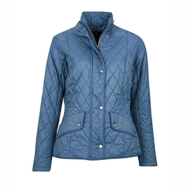 Jacke Barbour Flyweight Cavalry Quilt China Blue Damen