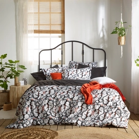 Dekbedovertrek De Witte Lietaer Lilypad Black Percal