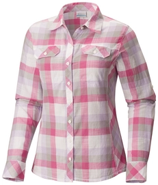 Bluse Columbia Camp Henry Harbor Bright Lavender Block Stripe Damen