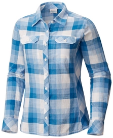 Shirt Columbia Women Camp Henry Harbor Blue Block Stripe
