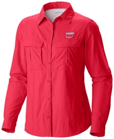 Bluse Columbia Cascades Explorer Red Camellia Damen