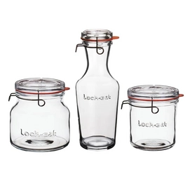 Storage jars Luigi Bormioli Lock-Eat (3-pieces)