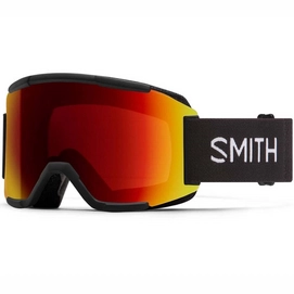 Masque de Ski Smith Squad Black 2021 / Chromapop Photochromic Red Mirror