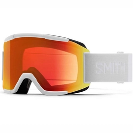 Masque de Ski Smith Squad White Vapor 2021 / Chromapop Photochromic Red Mirror