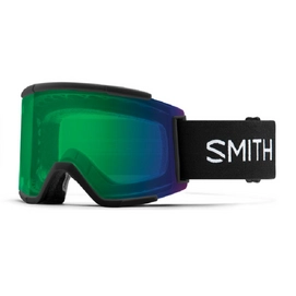 Masque de Ski Smith Squad XL Black 2021 / Chromapop Everyday Green Mirror / Storm Rose Flash