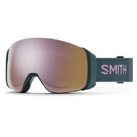 Masque de Ski Smith 4D Mag Everglade / Chromapop Everyday Rose Gold Mirror / Storm Rose Flash