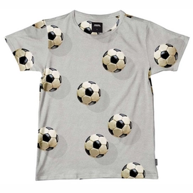 T-Shirt SNURK Unisex Fussball Grey