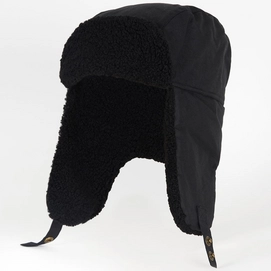 Beanie Hat Barbour Morar Wax Trapper Black (L)