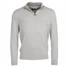 Trui Barbour Men Tain Half Zip Grey Marl