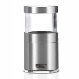 Salt and Pepper Mill AdHoc Basso Brushed Stainless Steel