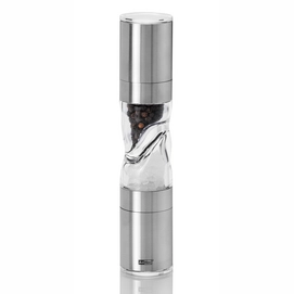 Salt and Pepper Mill AdHoc Duomill Pure Stainless Steel
