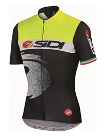 Fietsshirt Sidi Pippo Due Jersey Men Black Yellow Fluo