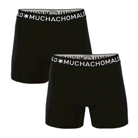 Boxers Muchachomalo Men Solid Black (2 pc)