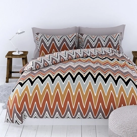 Dekbedovertrek Romanette Marni Terra Grijs Flanel