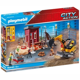 Playmobil City Action Minibagger mit Bauelement 70443