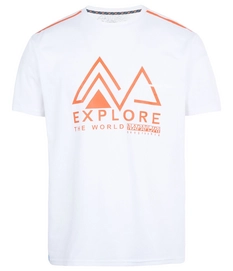 T-Shirt Napapijri Stebbins Helles Weiß Herren