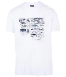 T-Shirt Napapijri Men Sancy Bright White