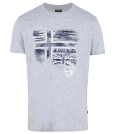 T-Shirt Napapijri Sancy Men Light Grey Mel