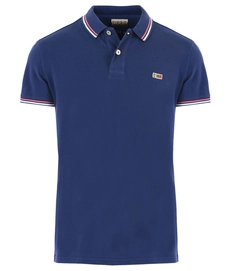 Polo Shirt Napapijri Men Taly Stripe Blue Depths