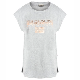 T-Shirt Napapijri Soil Women Med Grey Mel