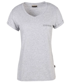 T-Shirt Napapijri Shew Light Grey Mel Damen