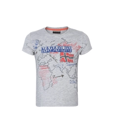 T-Shirt Napapijri Kids Selpa Light Grey Mel